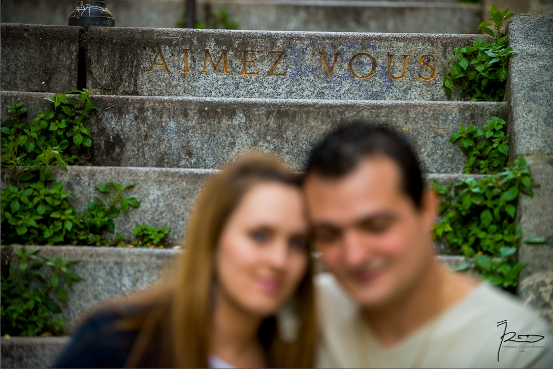 Séance Photo Engagement Paris Montmartre