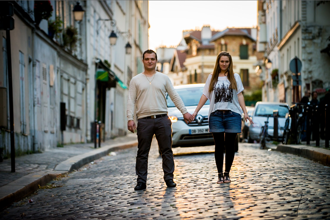 Séance Photo Engagement Paris Montmartre