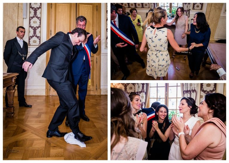 Photographe mariage civil Juif Mairie de Levallois Perret