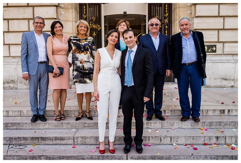 Photographe mariage civil Juif Mairie de Levallois Perret