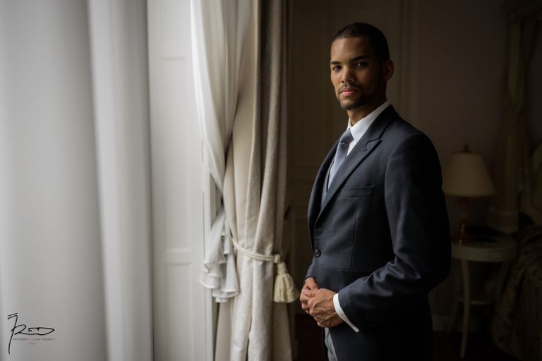 Mariage chateau bouffemont - Ceremonie mariage laique photographe mariage Antillais