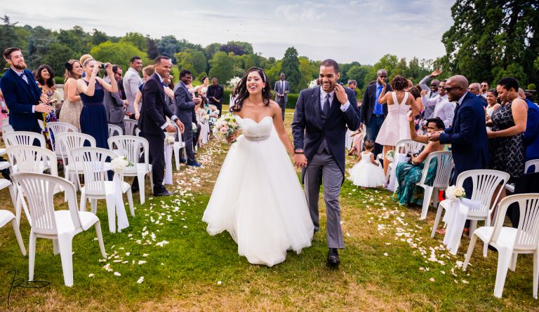 Mariage chateau bouffemont - Ceremonie mariage laique photographe mariage Antillais