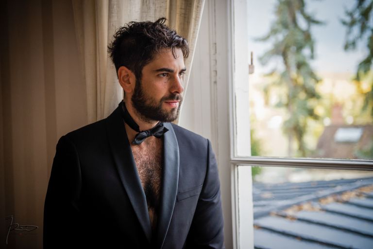 Photographe de mariage Juif au Manoir Des Cygnes, Le Coudray Montceau 91 Houpa dans le jardin