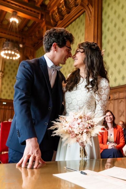 Signature de l'acte de mariage